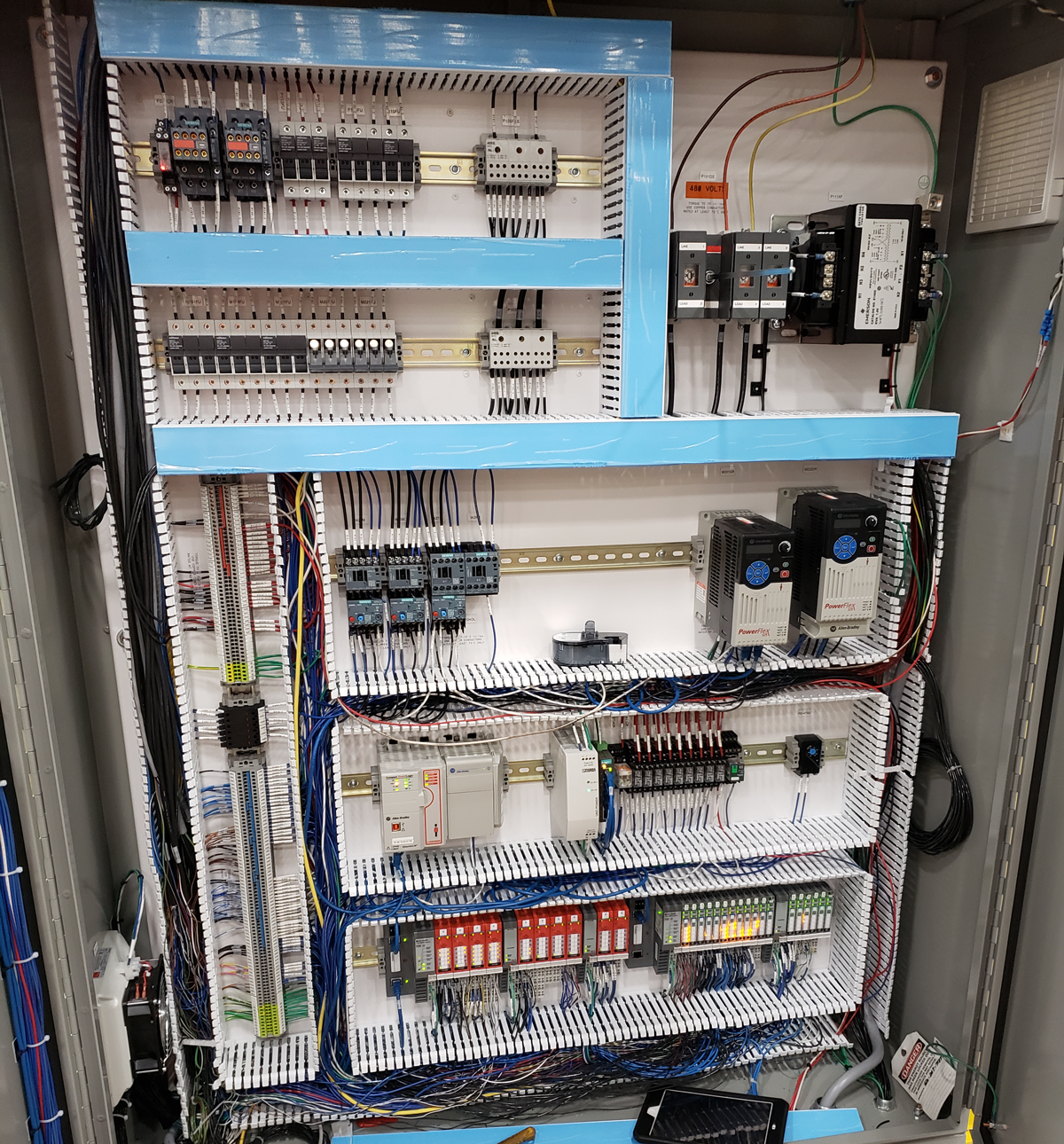 Electrical control deals panel