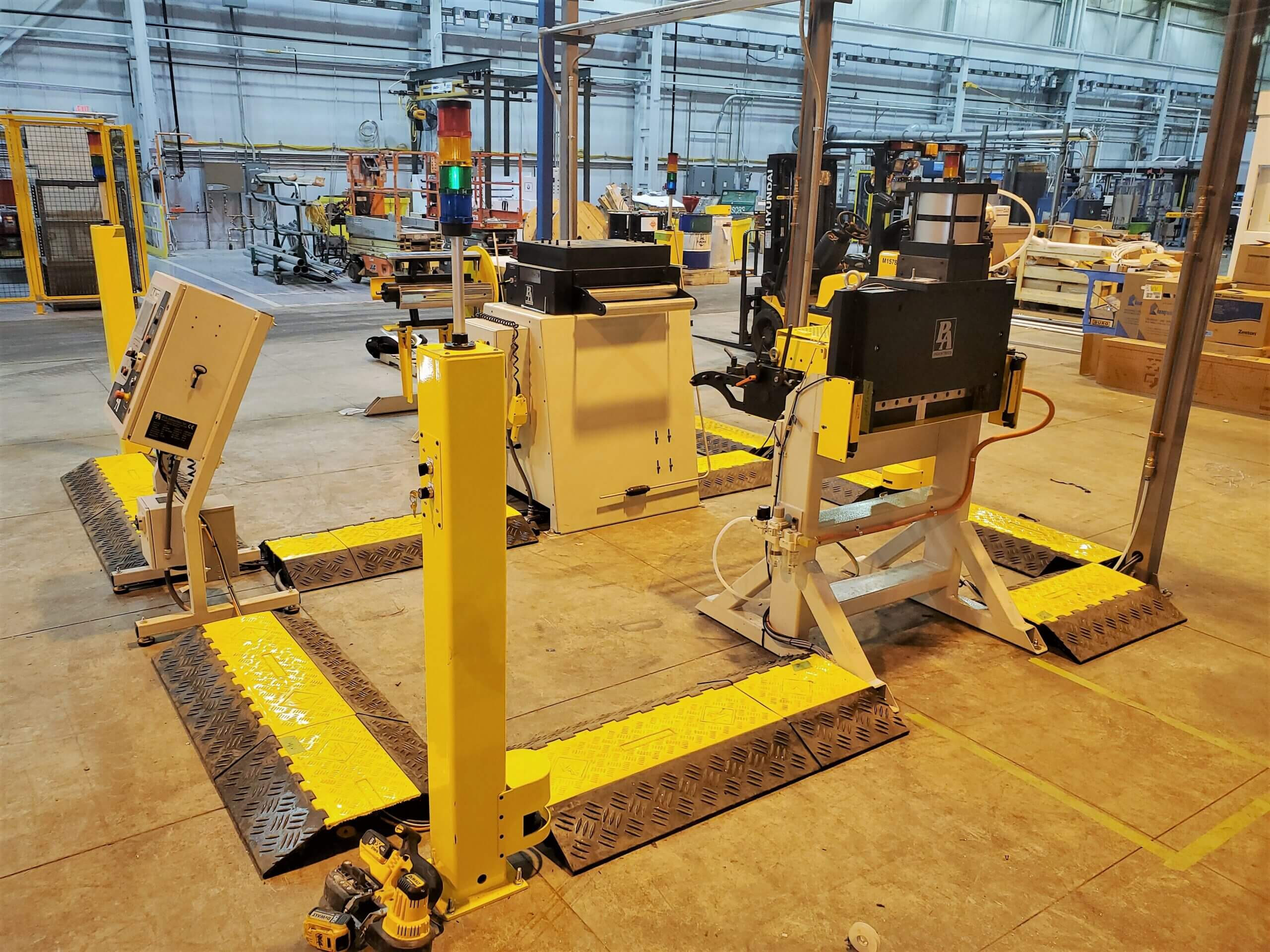 Safety controls and guarding for specialty alloys manufacturer