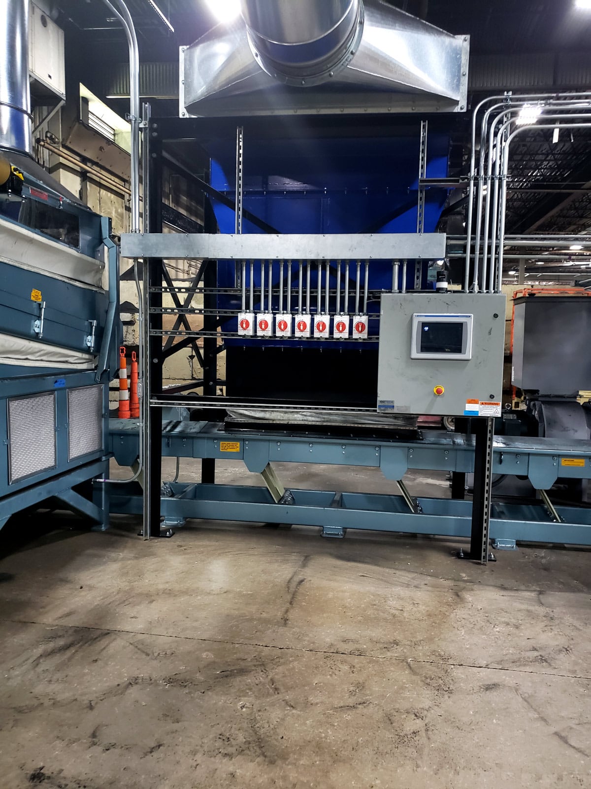 HMI on Material Handling System