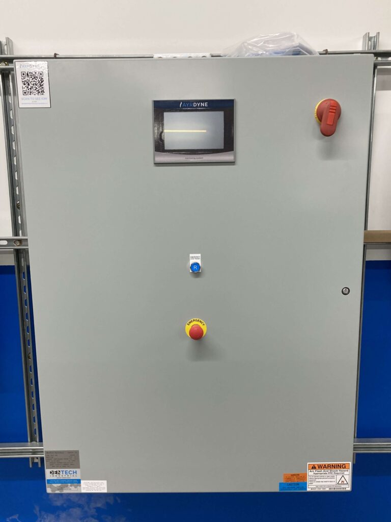 AyrDyne filter monitoring panel closed