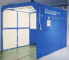 Blue Donaldson booth hood