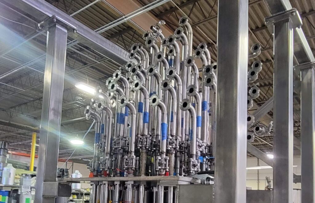 food grade process piping for a food manufacturer