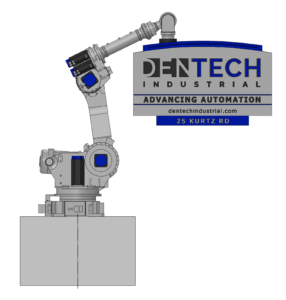 Robot sign for DenTech's facility on Kurtz Road